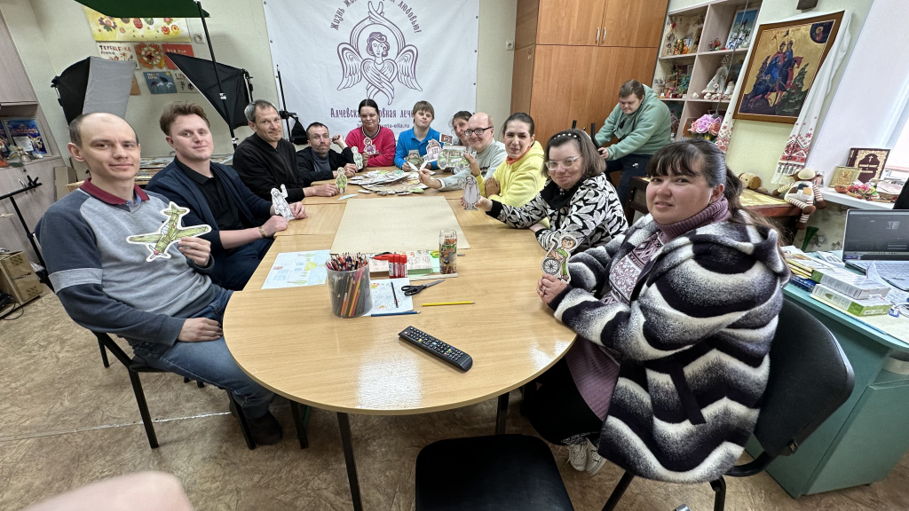 16 мая мы посетили «Алчевскую духовную лечебницу»